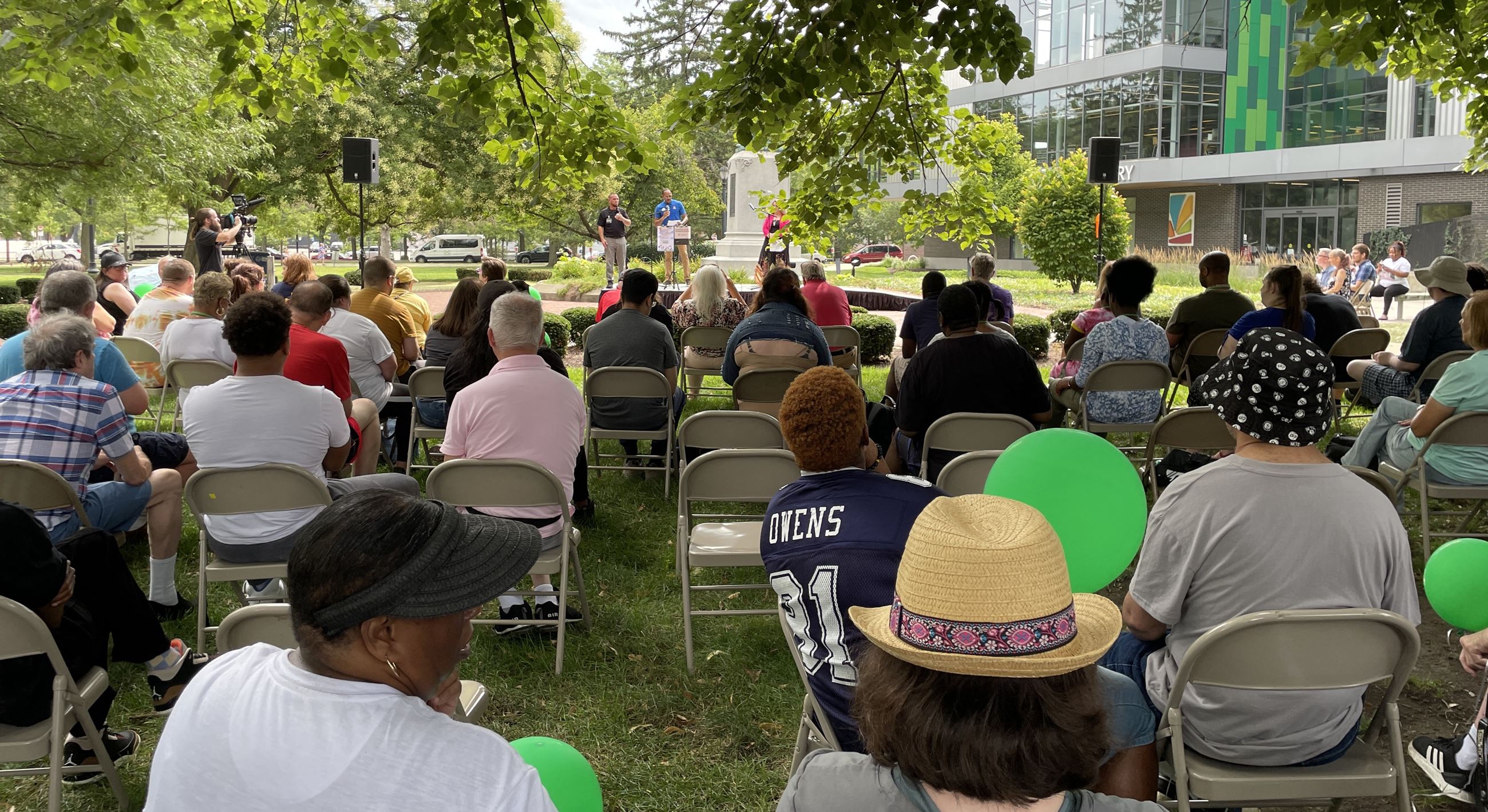 Crowd at 2025 Disability Pride Rally
